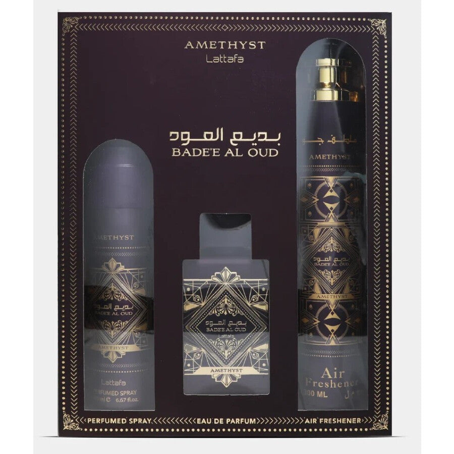 LATTAFA BADE AL OUD AMETHYST GIFT SET