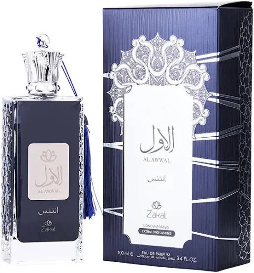 ZAKAT AL AWWAL BLUE CONCENTRATED EXTRA LONG LASTING 100 ml